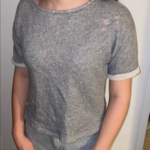 comfortable distressed top